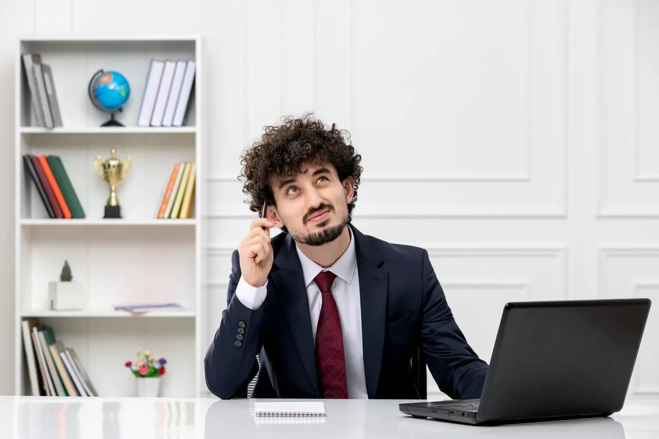 Manager during professional training